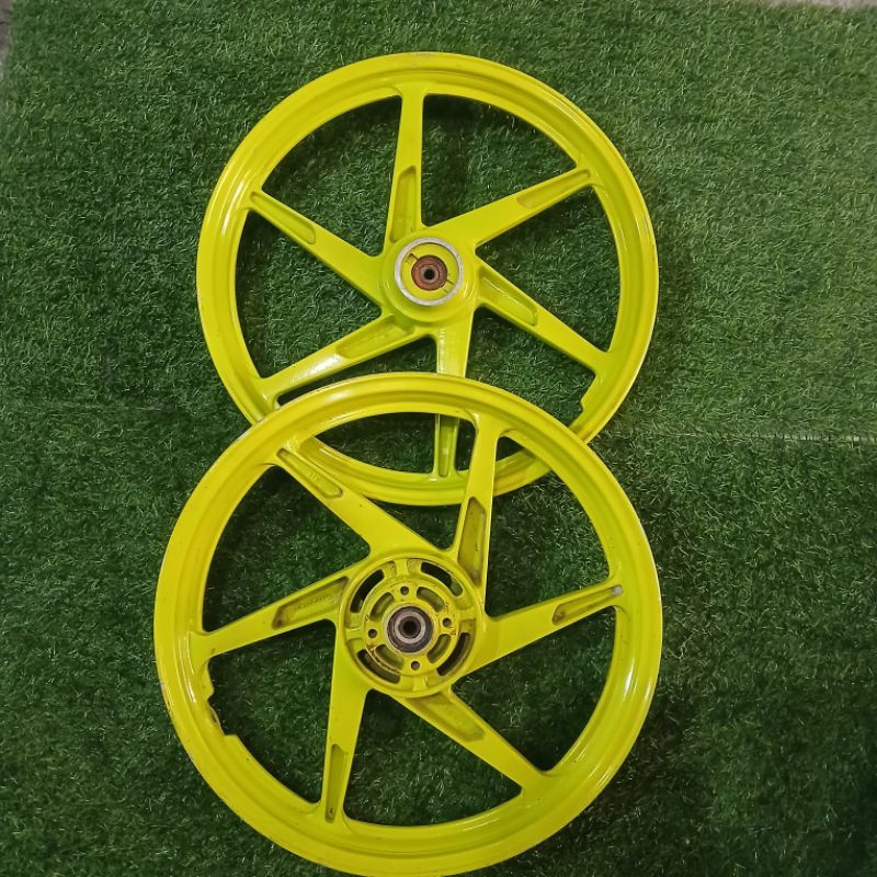 pelek satria 2tak cakram depan belakang original murah