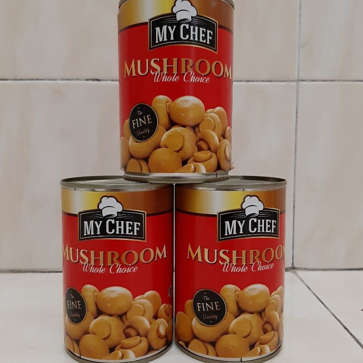 

Belanja Nyaman Jamur Kancing kaleng Mushroom champignon MYCHEF