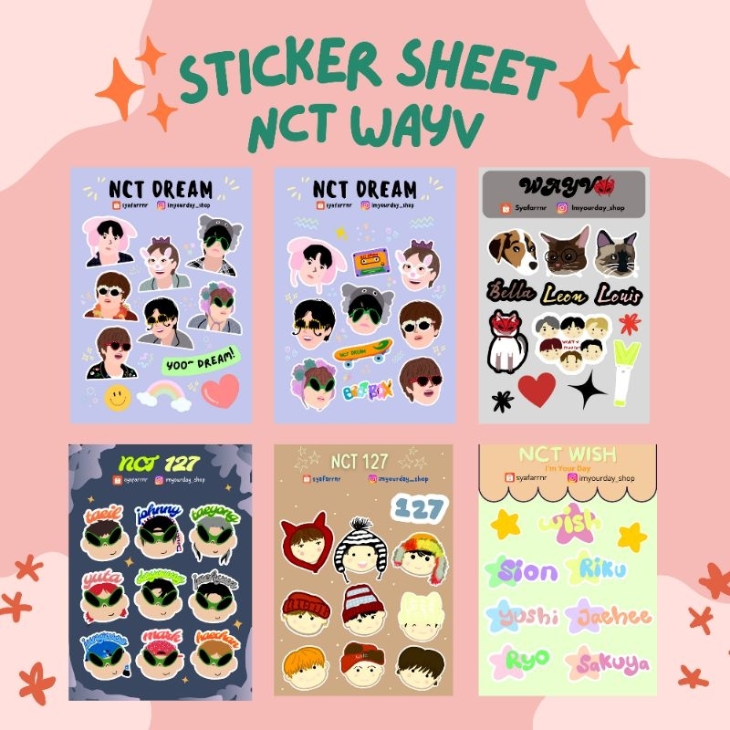 

Sticker Sheet - NCT WAYV