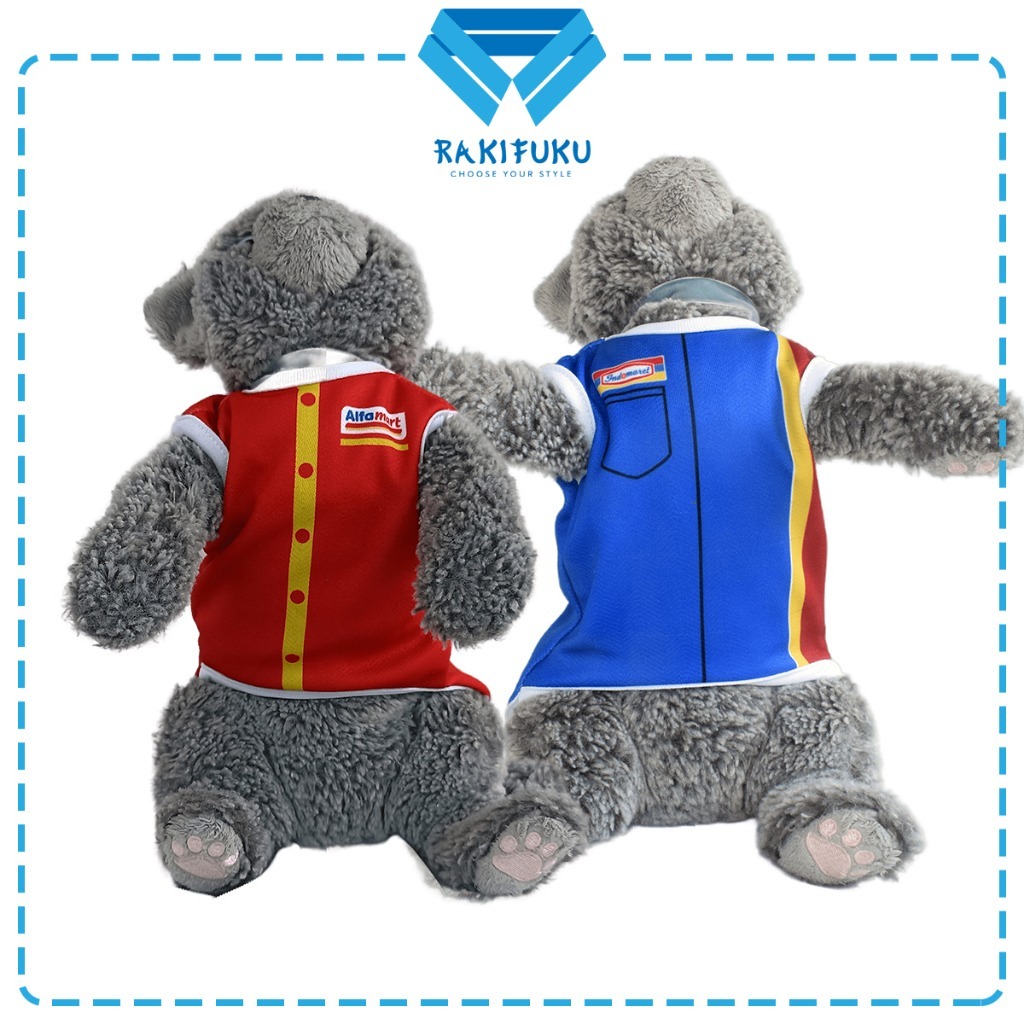 Baju Kucing Anjing Seragam Indomaret Alfamart Gojek Grab Maxim Shopee Food Tahanan Penjara Narapidan