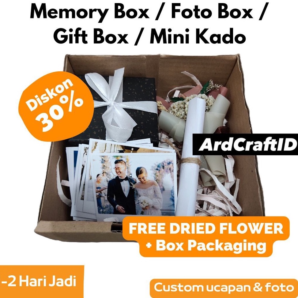 ART P79W Memory Box  Foto Box  Gift Box  Mini Kado