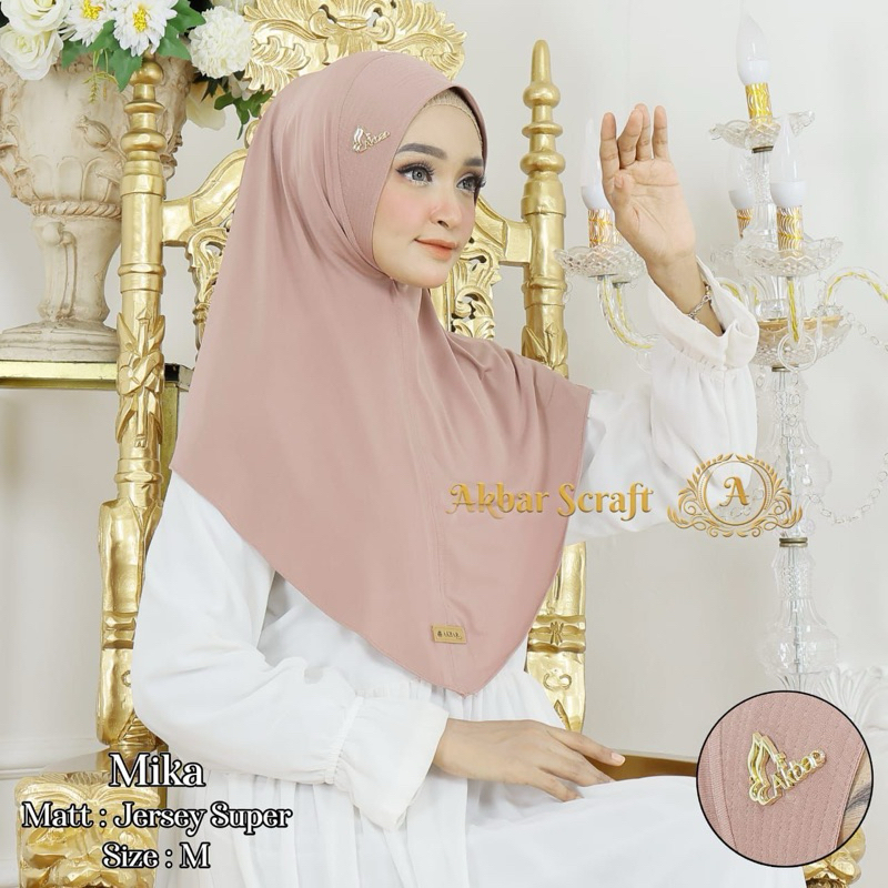 Bergo Pet jersey super premium by Aesha scarf dan Akbar scarft