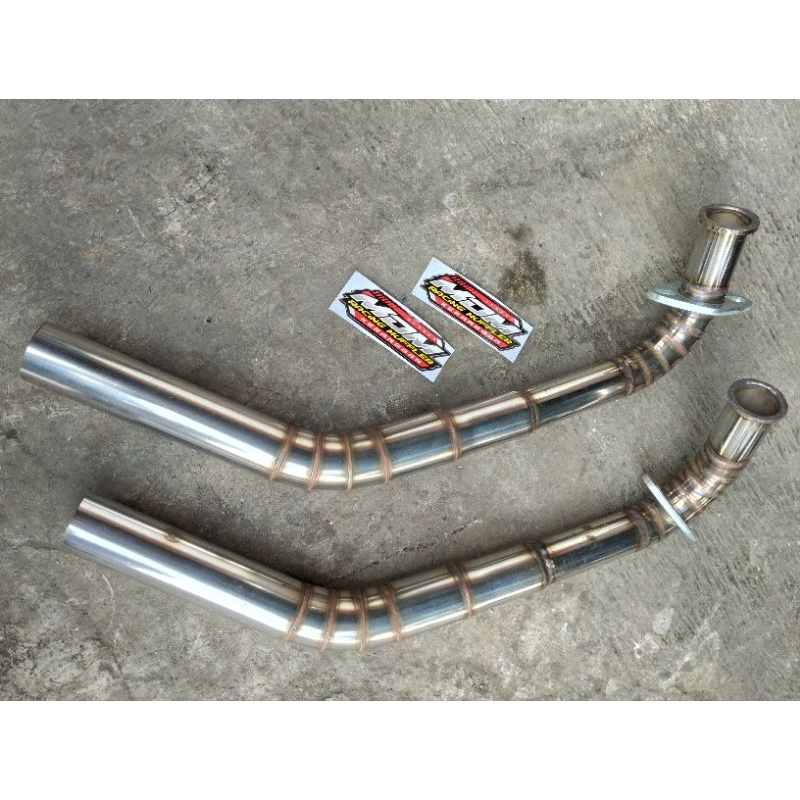 PIPA LEHERAN / LEHERAN KNALPOT VARIO 125/150 ARM OLD KOLONG CEKLIS 32-35-38MM