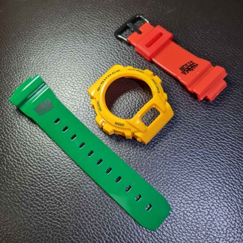 BNB BEZEL N STRAP GSHOCK G-SHOCK DW6900 DW-6900 DW6600 RASTA INAMATION