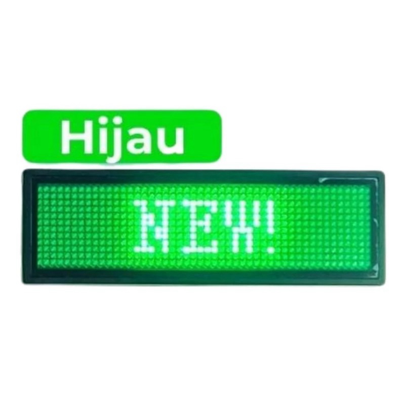 LED BADGE RUNNING TEXT