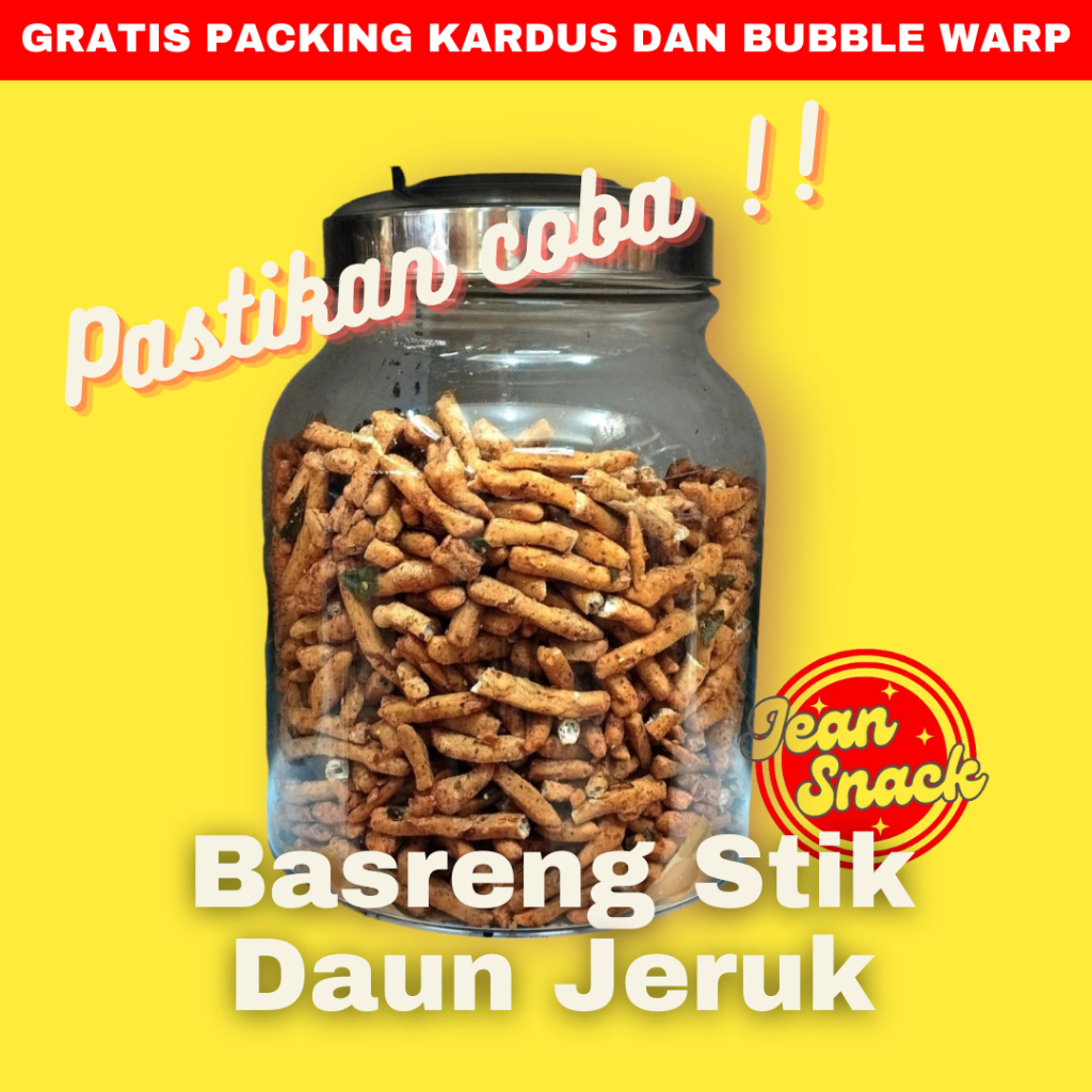 

Basreng Stik Pedas Aroma Daun Jeruk Baso Goreng Spesial 100gr