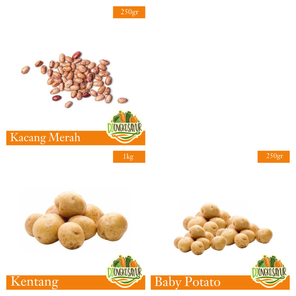 

[1kg] Kentang / Baby Potato / Kacang Merah