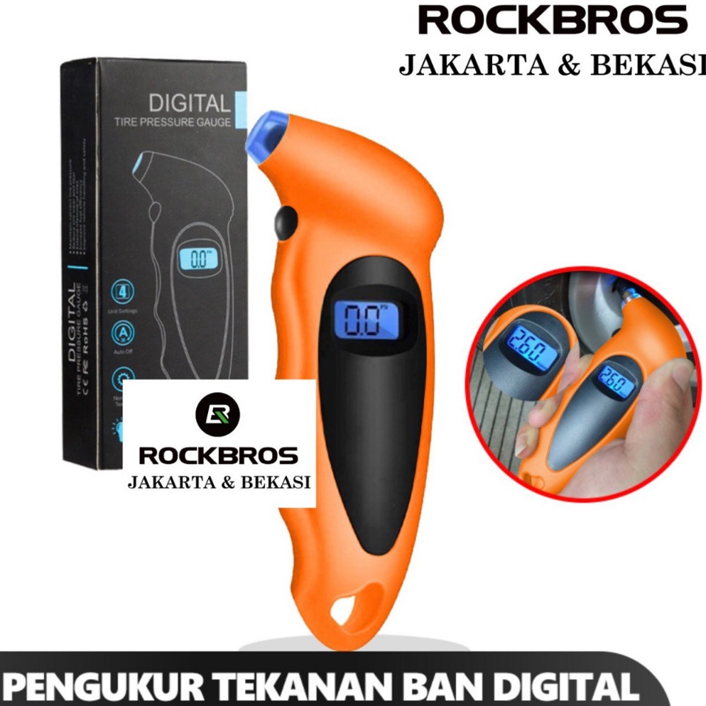 ART V22S Alat Ukur Tekanan Angin Ban Mobil Motor Pengukur Pressure Digital Tire Original Akurat Accu