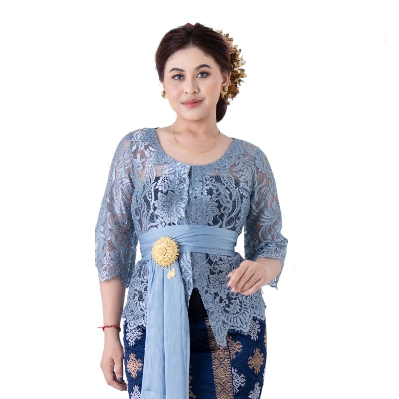 Kebaya Brokat Metalik Bali 4