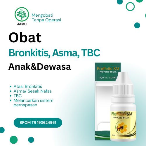 Obat Bronkitis Herbal Anak Dan Dewasa Ekstrak Propolis Brazilian