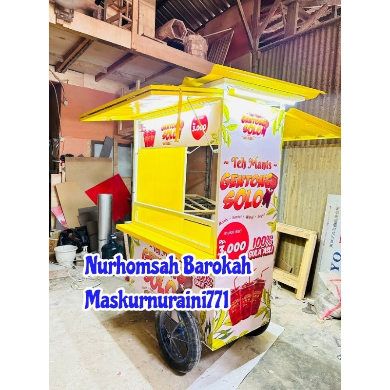 BOOTH CONTAINER , GEROBAK SEMI KONTAINER , BOOTH KONTAINER , GEROBAK KONTAINER