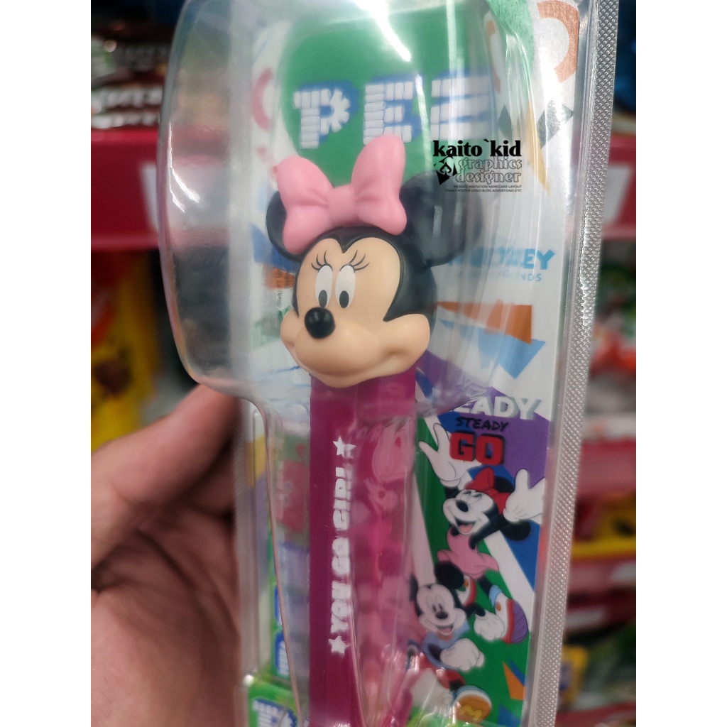 

PEZ MINI PINK MINNIE DISNEY Permen Dispenser Candy Lucu Unik