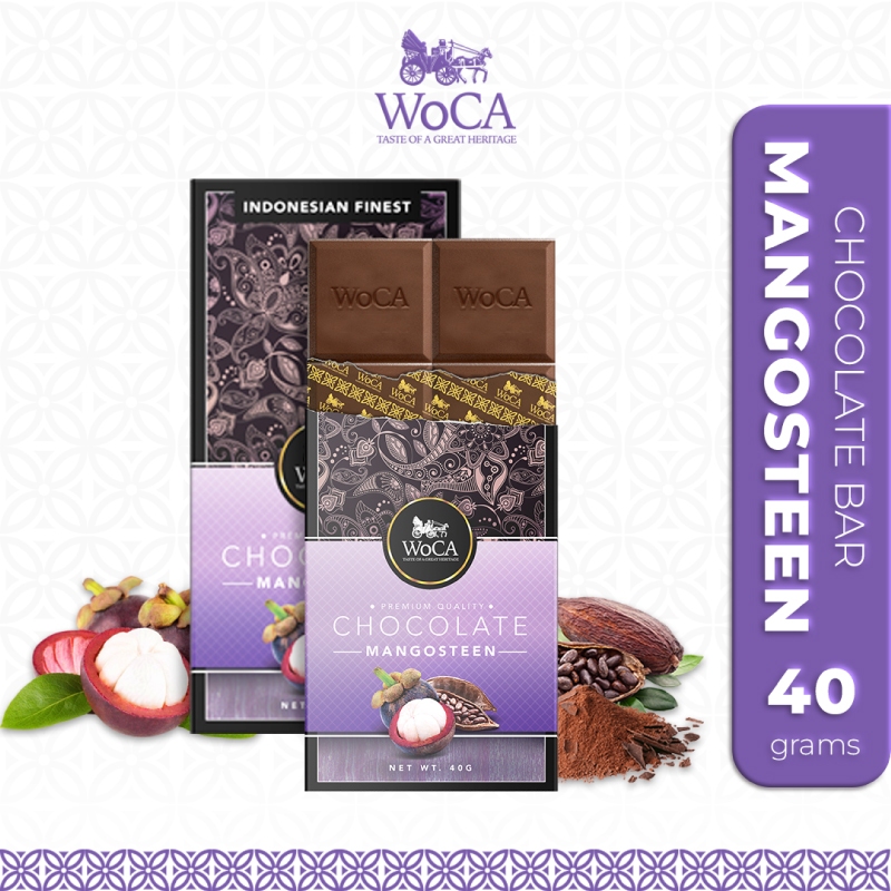 

WoCA Cokelat Manggis Premium Chocolate Bar 40 grams