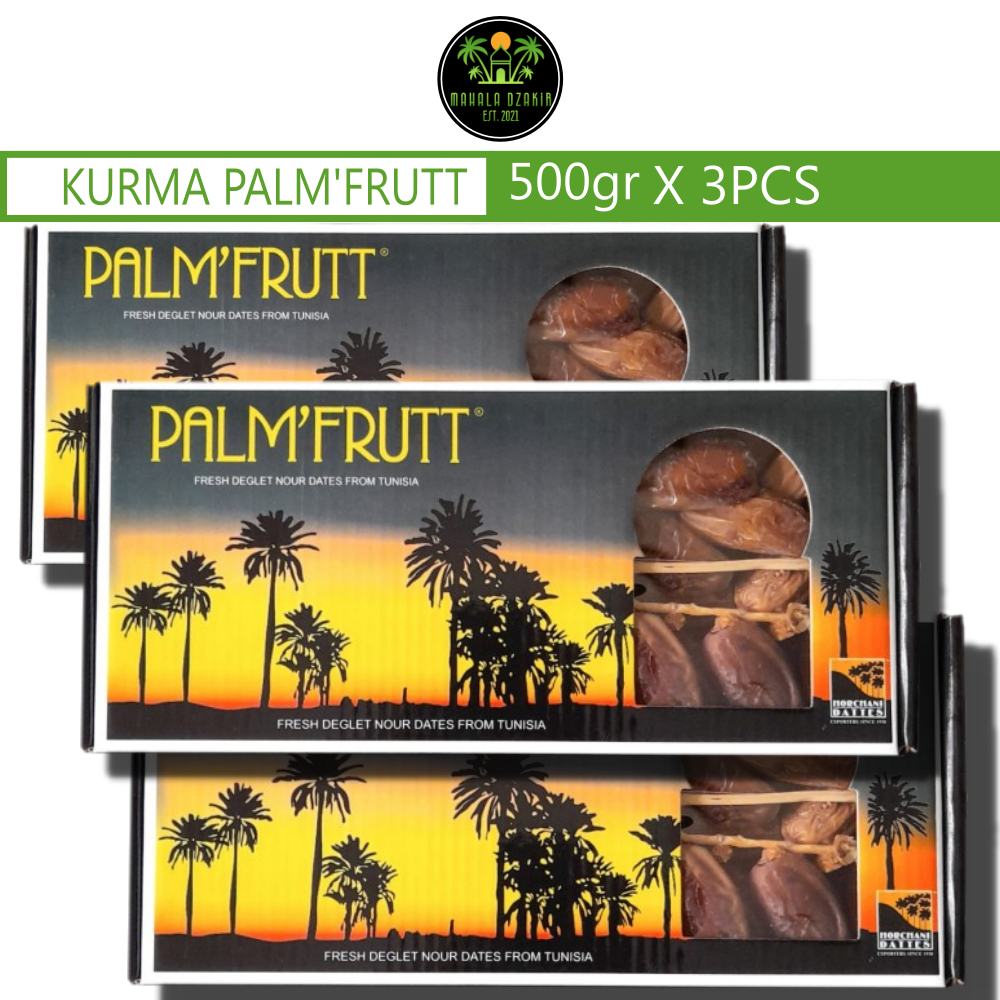 

Kurma Tunisia Palm Frutt[500gr] X 3PCS //Kurma Tangkai PALM'FRUTT