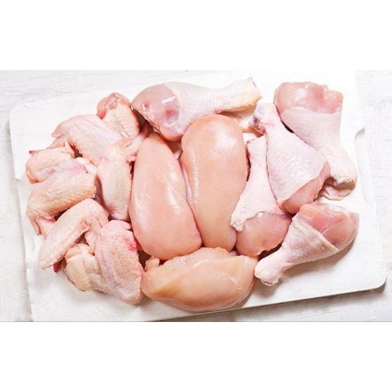 

AYAM POTONG BROILER (BISA REQUEST POTONGAN) -+900gr HALAL