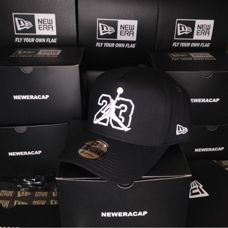 Logo Jump Kain Hitam Topi Bordir Premium Pria Wanita COD