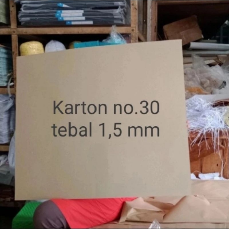 Karton Yellow Hard Board no 30 tebal 1,5 mm