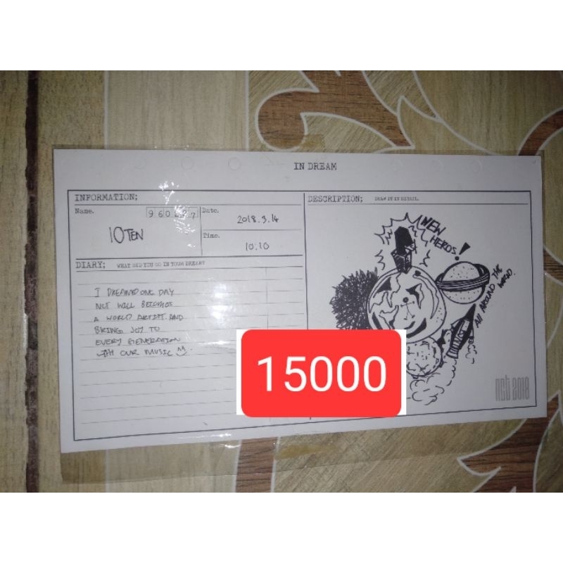 TEN NCT DIARY EMPATHY 2018