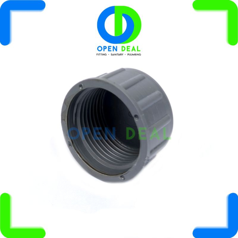 Dop Drat 1" inch Pvc SUNRISE / CAP Drat Dalam 1 / Tutup Drat 1 LOCAL