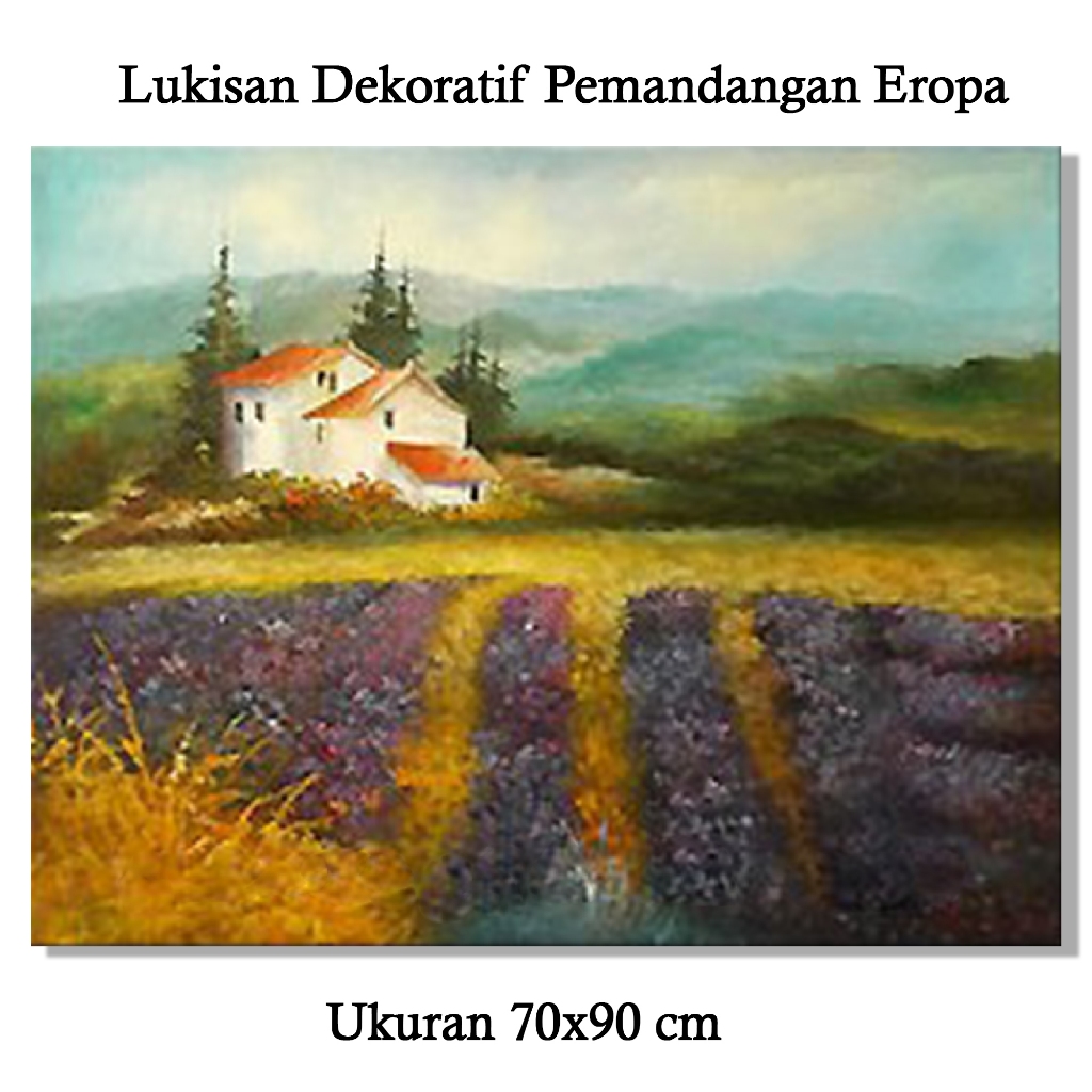 Lukisan Dekoratif Pemandangan Eropa 1
