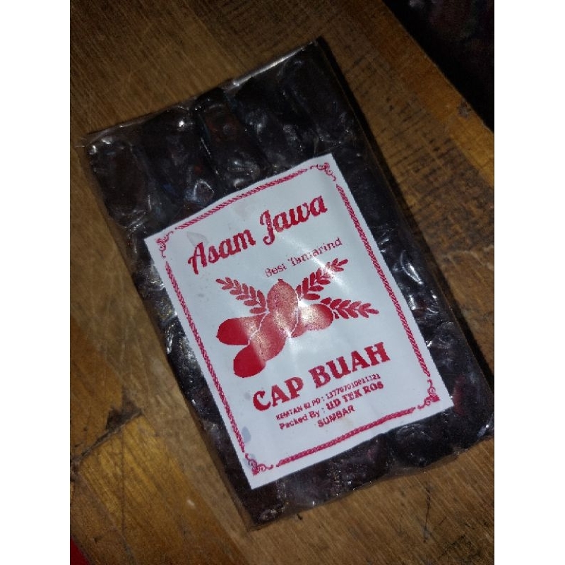 

Asam jawa cap buah kemasan 1pak (isi 20pc)