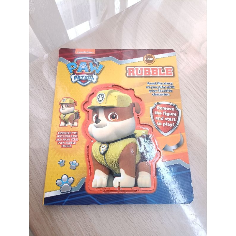 preloved buku cerita anak branded bbw paw patrol rubble English inggris second nickelodeon