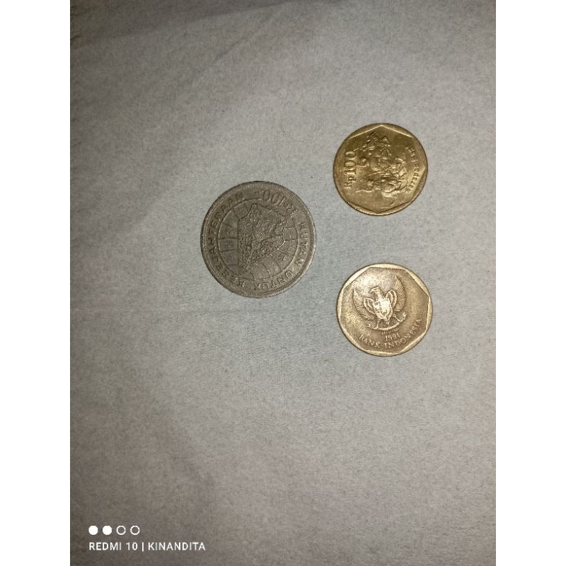 uang kuno 100 Rp sapi