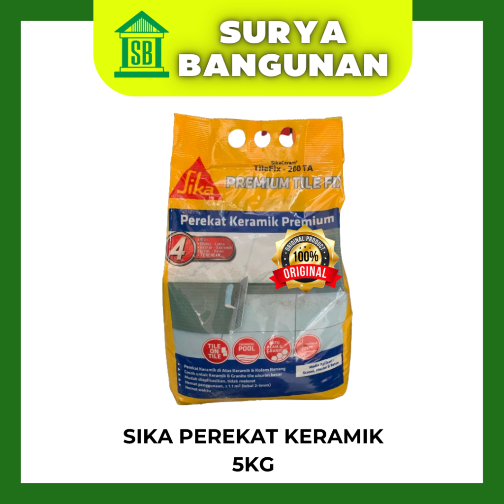 SIKA PEREKAT KERAMIK 5KG / SIKA TILE FIX 200 TA