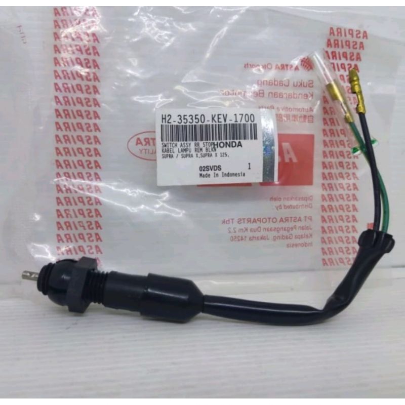 SWITCH ASSY RR SWIT REM BELAKANG HONDA SUPRA SUPRA X SUPRA X 125 ORIGINAL ASPIRA H2-35350-KEV-1700