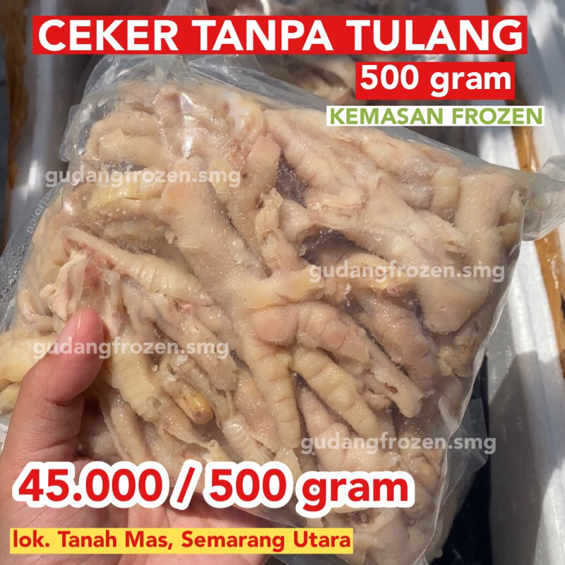 

CEKER TANPA TULANG 500 gr TANPA REPOT !!!
