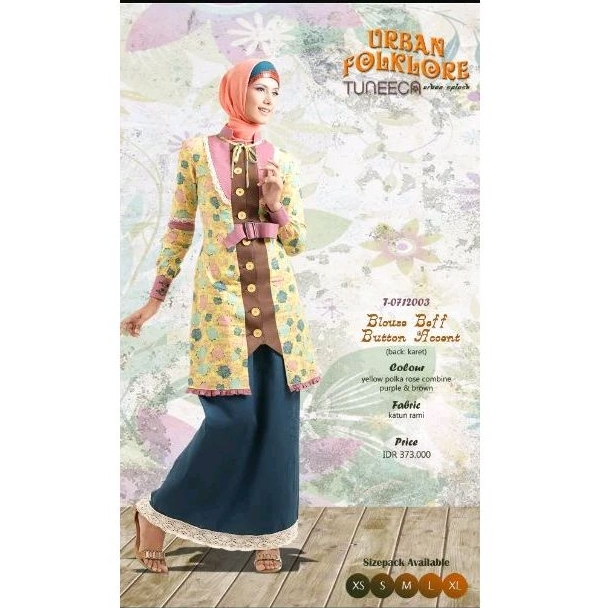 Tunik preloved Tuneeca size XL