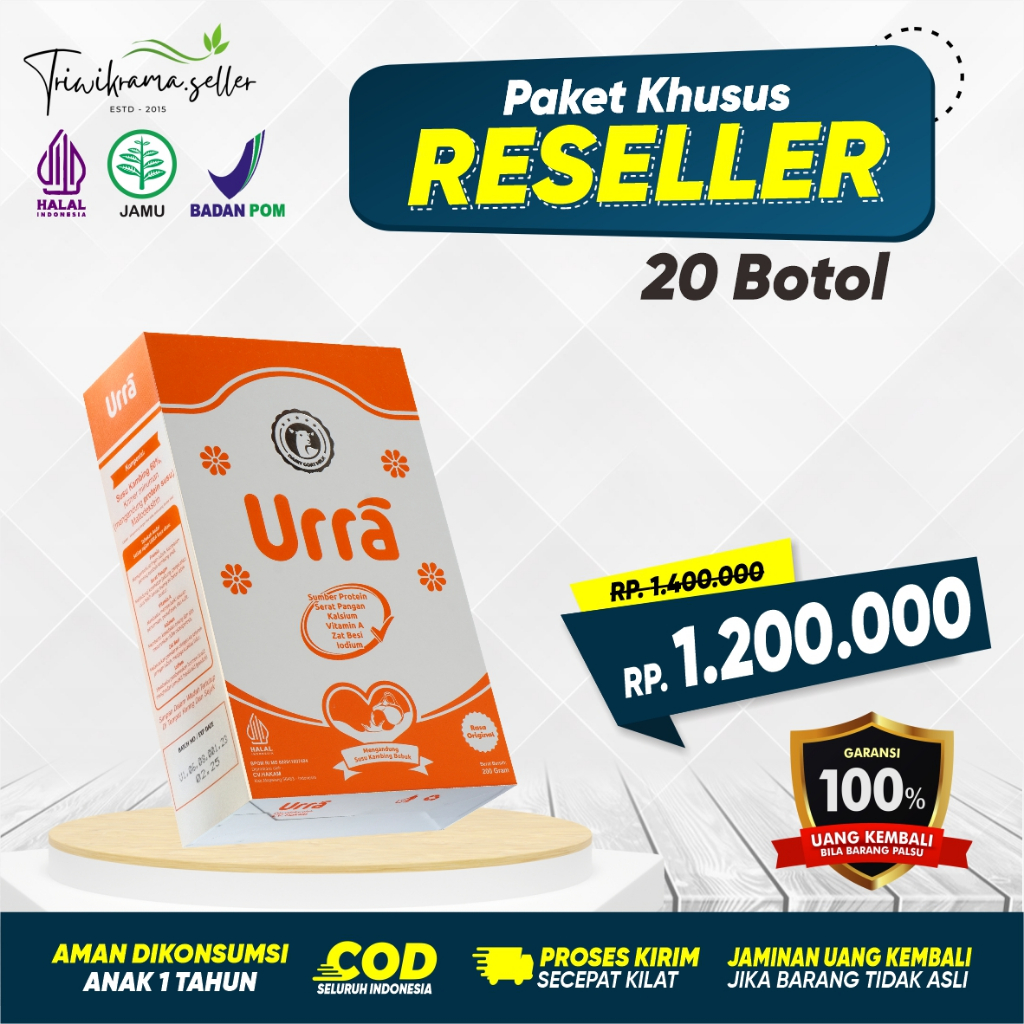 

Susu Urra Original - Paket Reseller 20 Box