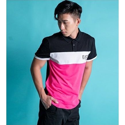 EA7 EMPORIO ARMAN1 sport polo shirt kaos cowo pria men ORIGINAL