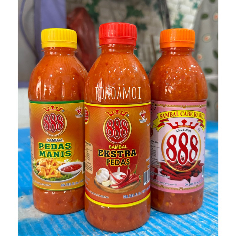 

Sambal Cap 888 Singkawang / Original / Super Pedas / Pedas Manis