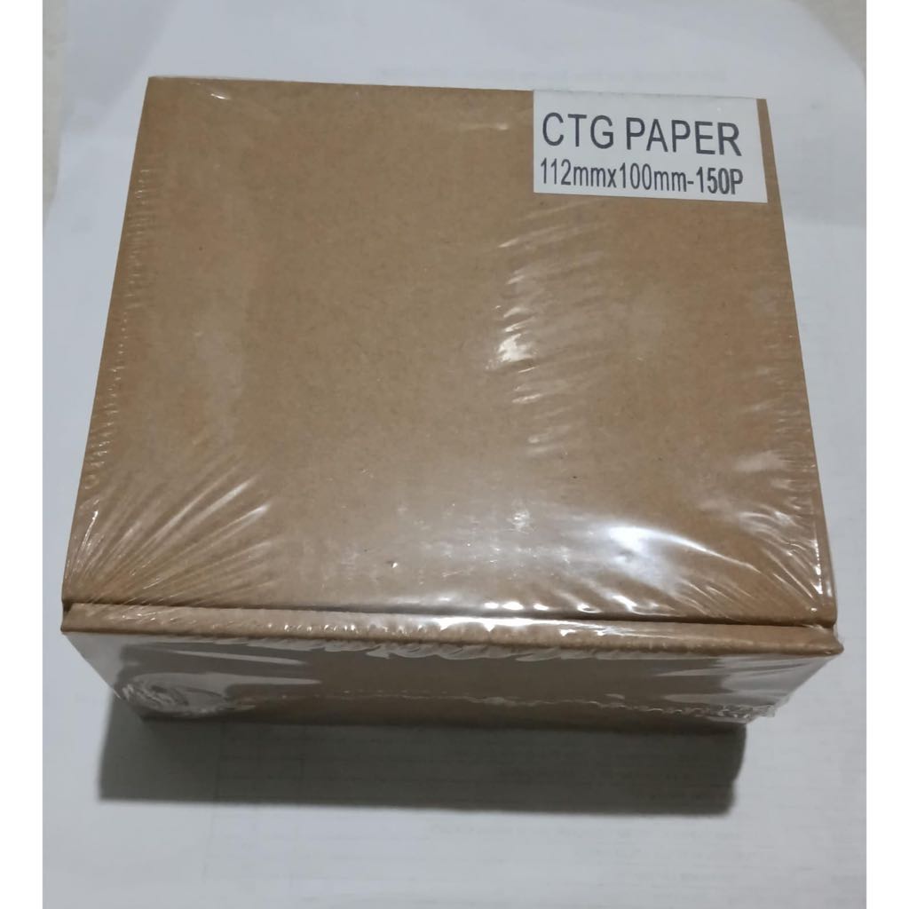 CTG Paper 112mm X 100mm-150P untuk Unit COMEN STAR, EDAN, BISTOS, DLL