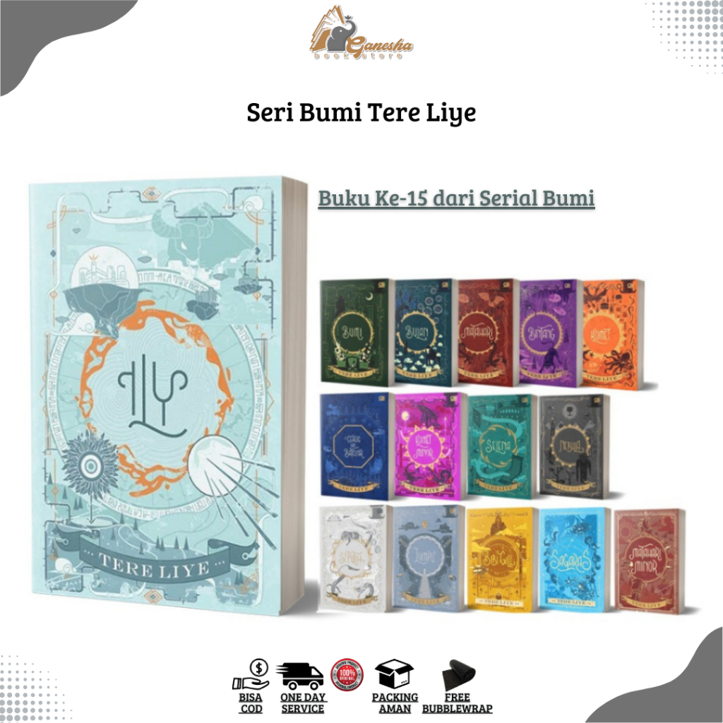 Novel Tere Liye Serial Bumi Bulan Bintang Matahari Selena Nebula Si Putih Lumpu Bibi Gill Sagaras Ma