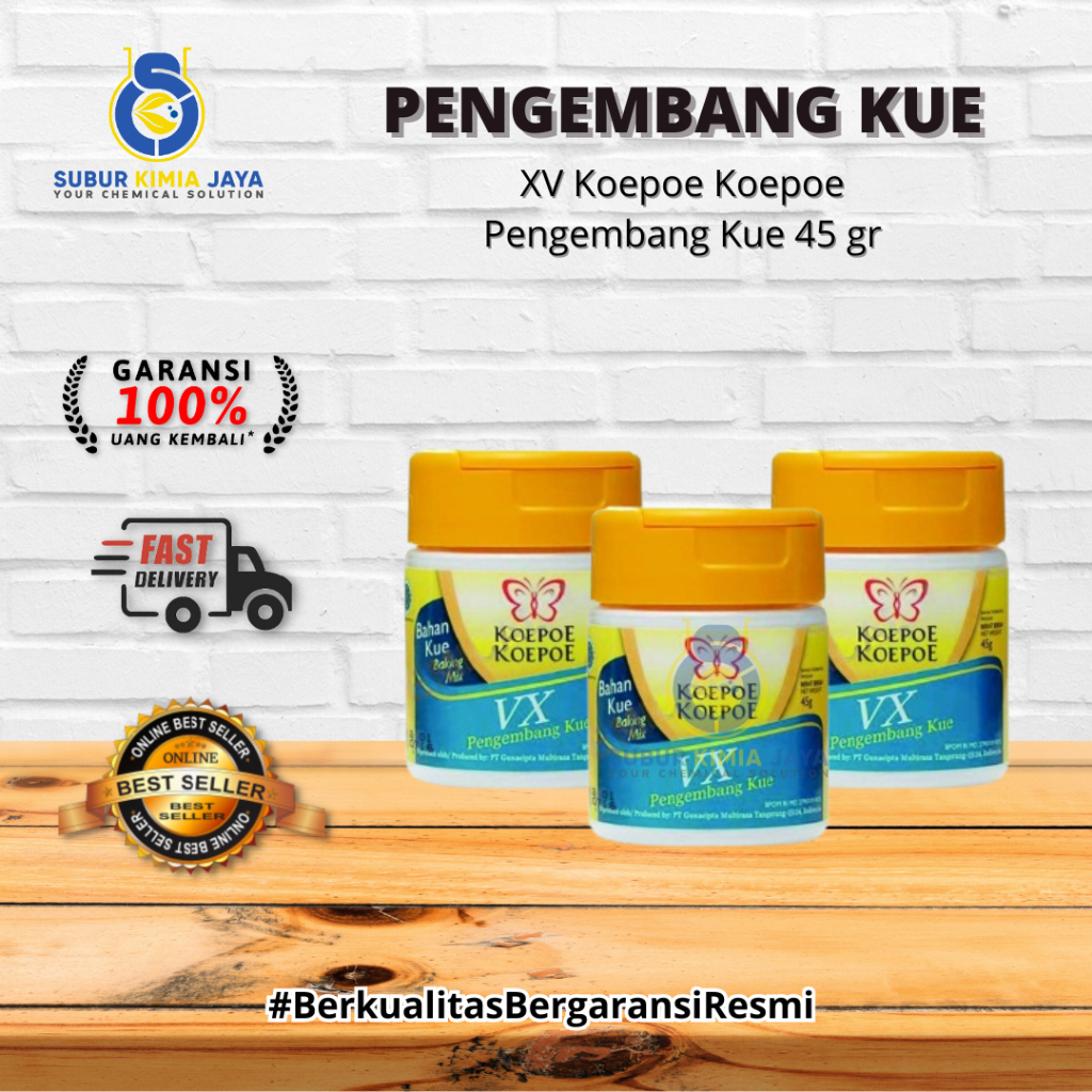 

KOEPOE VX PENGEMBANG KUE / KUPU KUPU VX 45 GR