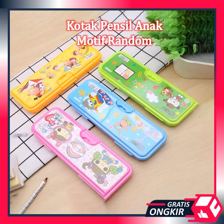 

Gratis Ongkir - S5981 Tempat Pensil Anak Motif Random / Kotak Pensil / Tempat Alat Tulis Sekolah