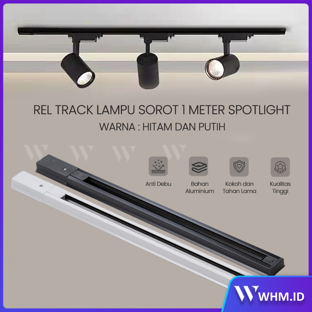 REL 1M Lampu Sorot SPOT Track Spot Light SPOTLIGHT