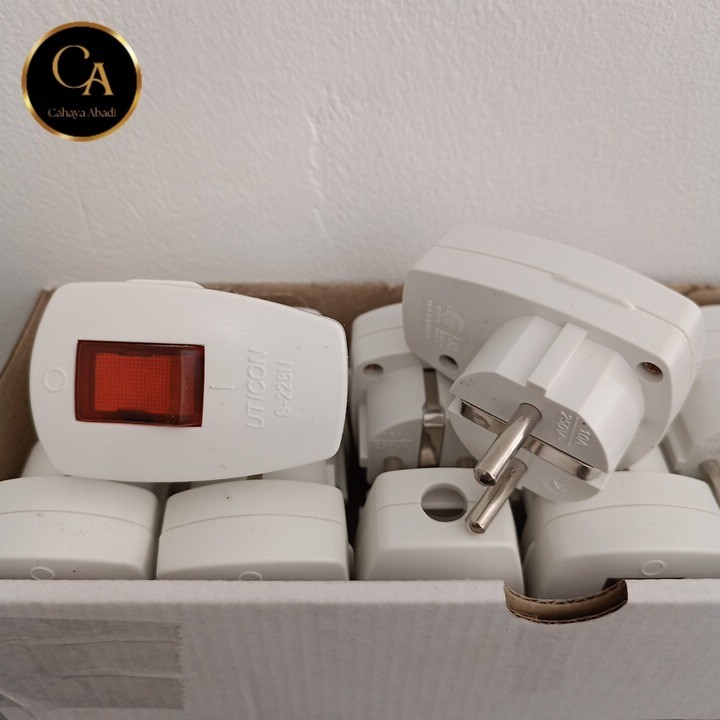 Steker Saklar Lampu Uticon