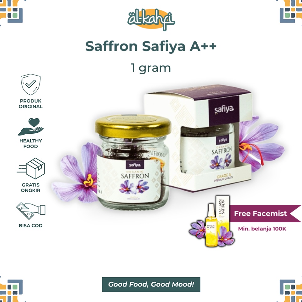 

Saffron Safron 1 Gram Super Negin Grade A Premium