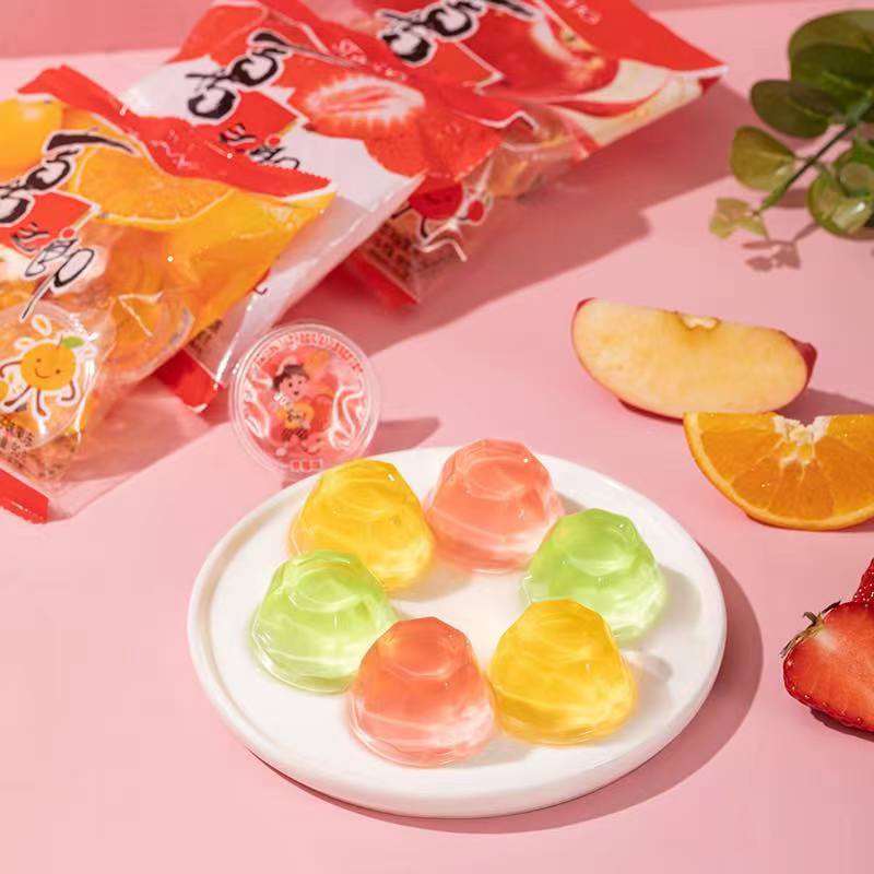 

Jelly dijual per pack isi 33-36biji, berat kurang lebih 1 kg/990gr.