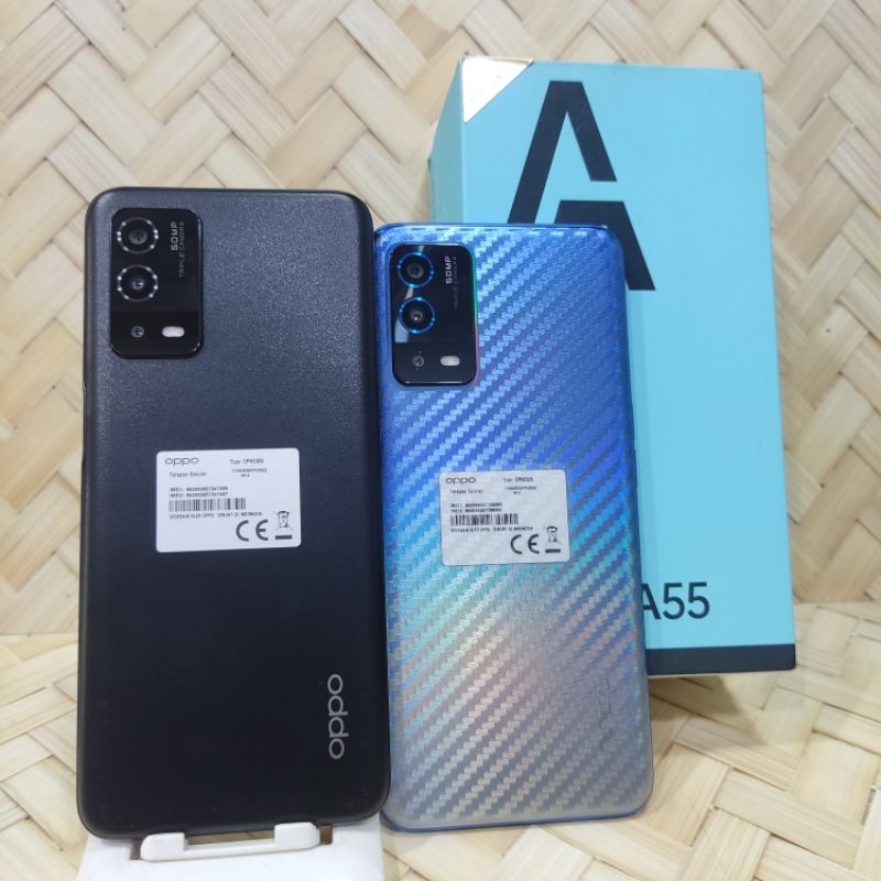 Oppo A55 Ram 4GB Internal 64GB Handphone Second Fullset Original