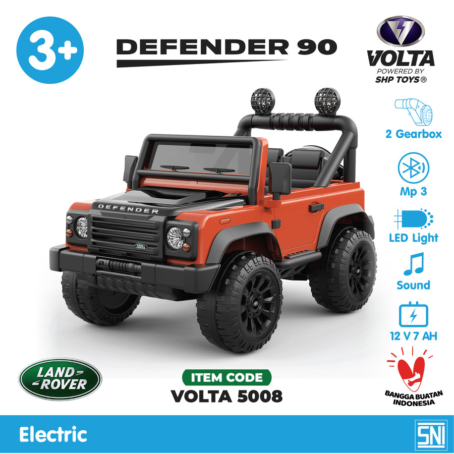 Volta 5008 Landrover Defender SHP TOYS - MOBIL AKI ANAK MAINAN SHPTOYS REMOTE CONTROL MAENAN MOBILAN