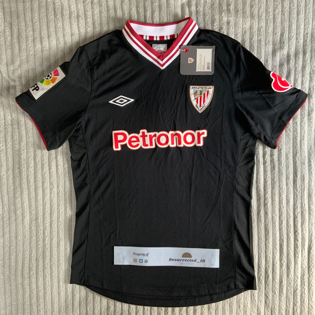 Jersey Bola Athletic Club Bilbao Away 2012/2013 Original Umbro Football Shirts BNWT Rare