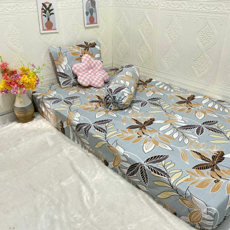 Sprei Motif Daun Jari