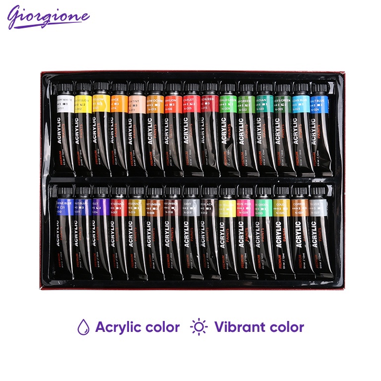 

KODE G5P7 Giorgione Acrylic Paint Cat Akrilik 12243 Warna 12mlbotol