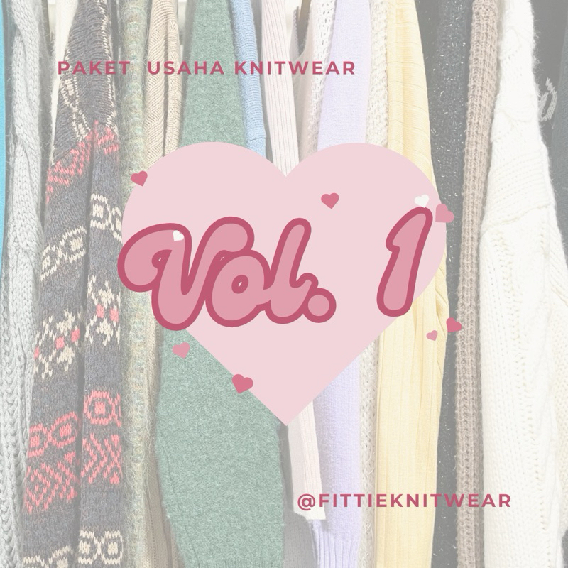 Paket Usaha Knitwear Basic 3 Lembar Per Paket