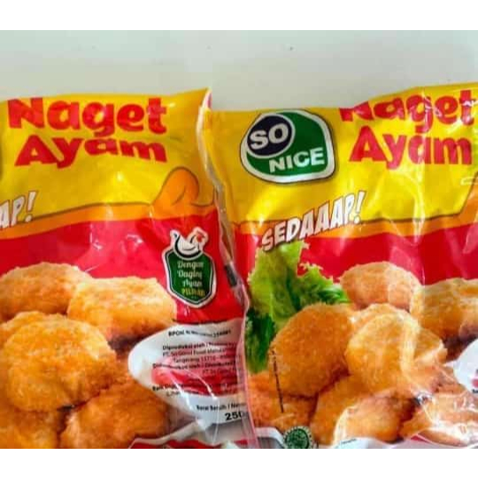 

SO NICE NUGET AYAM 250GR