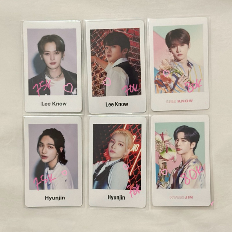 PHOTOCARD STRAY KIDS LEE KNOW HYUNJIN POLA MD JAPAN